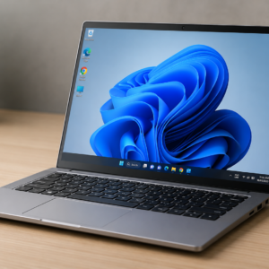 Acer Smartchoice Aspire One, Intel Core Celeron N4500, Office 2024 + M365 Basic, 12GB LPDDR4X / 256GB SSD, 14.0"/35.56cm TN HD Display, Win 11 Home, Pure Silver, 1.3KG, A114-45, Thin and Light Laptop